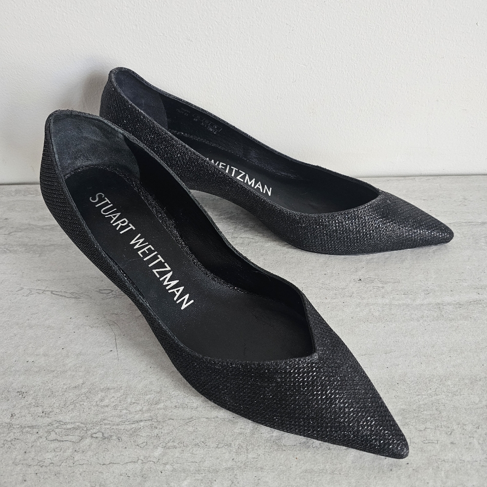🐈‍⬛ Stuart Weitzman Kitten Heels 🐈‍⬛ - Picture 7 of 10
